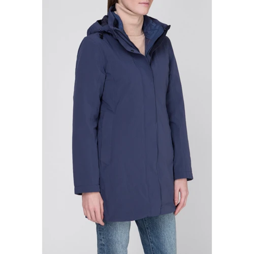 Куртка CMP Woman Parka Zip Hood 39K2916D-M938 48 (40) синяя зимняя с капюшоном: Тип застежки На молнии