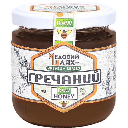 Мед Медовий Шлях Гречаний 250 г (4820013334635) фото 3