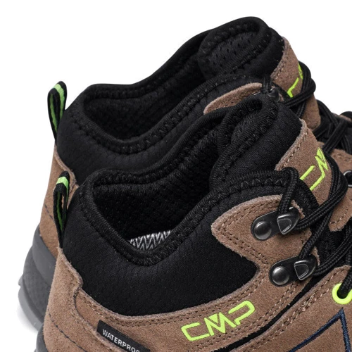 Ботинки CMP Kaleepso Mid Hiking Shoe Wp (31Q4917-P773) 43 (44) коричневые натуральная замша зима фото 6