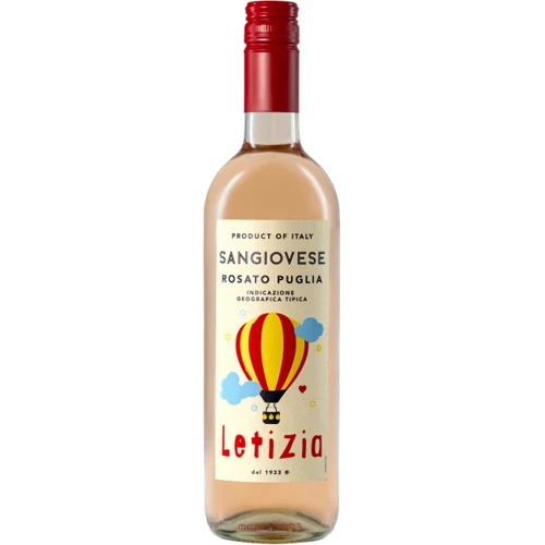 Вино Letizia Sangiovese рожеве напівсолодке 9.5% 0.75 л (AS8000020567306)