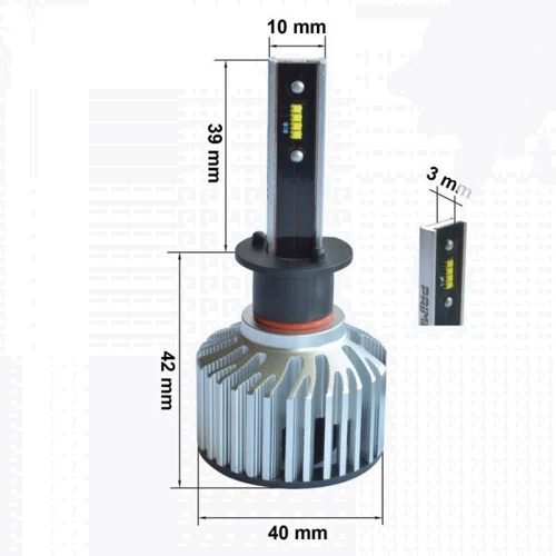 LED лампа Prime-X Z Pro H1 5000К (2 шт.): Цвет свечения Белый