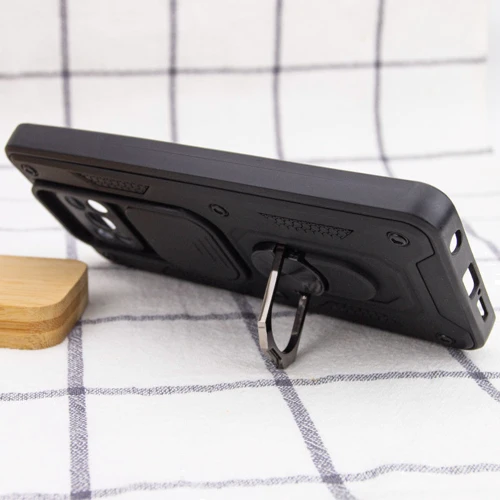 Аксессуар для смартфона Mobile Case Camshield Serge Ring Black for Xiaomi Poco X3 NFC / Poco X3 Pro: Материал TPU (термополиуретан) и поликарбонат
