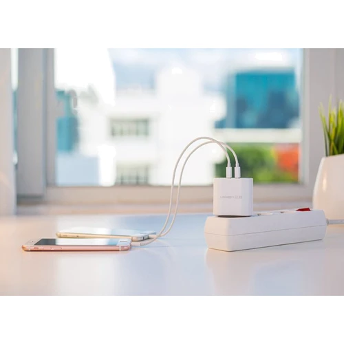 Зарядное устройство Ugreen Wall Charger 2xUSB CD104 3.4A White (20384) фото 10