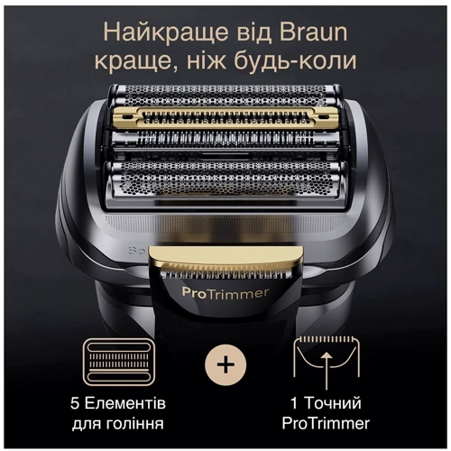 Электробритва Braun Series 9 Pro+ 9577cc: Тип триммера Выдвижной
