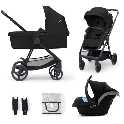 Универсальная коляска 3 в 1 Kinderkraft Newly Classic Black (KSNEWL00BLK3000)