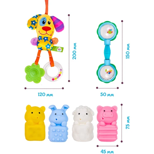 Набор развивающих игрушек Fancy Baby Моя первая игрушка (SET5)