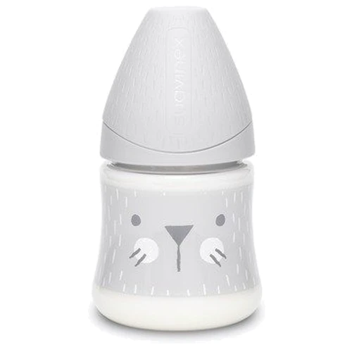 Бутылочка Suavinex Hygge Уютные истории, 150 мл, серый (306672)