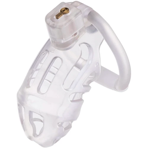Клетка для пениса LOCKINK Sevanda Plastic Penis Chastity Cage - Transparent