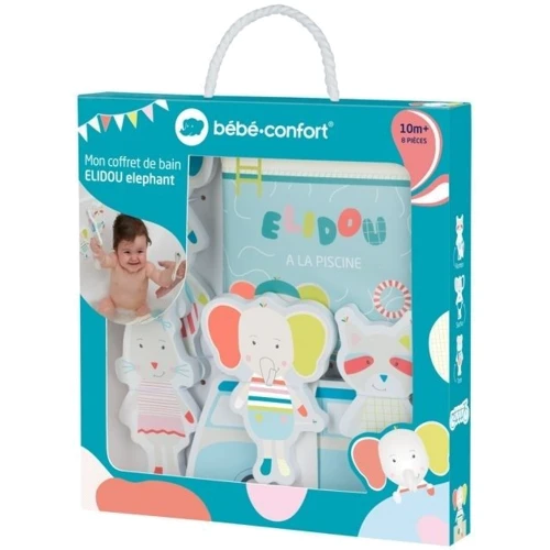 Набор игрушек Bebe Confort Elidou elephant для купания 8 предметов (3107203600)