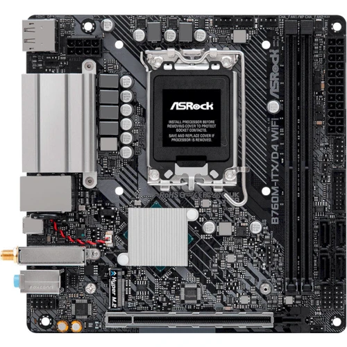 ASRock B760M-ITX/D4 WIFI: Оперативная память 2xDDR4 5333+ МГц, до 64 ГБ