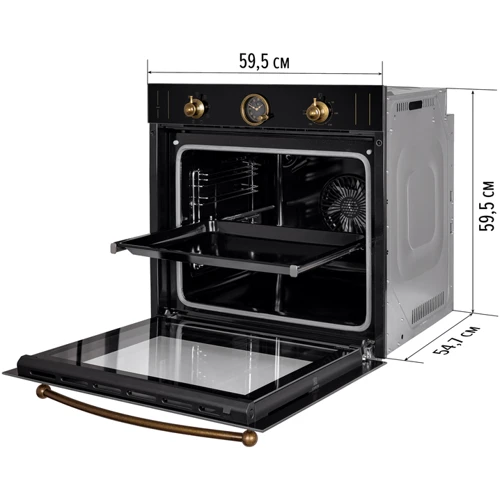 Духовой шкаф электрический Perfelli VINTAGE 6A8N NERO