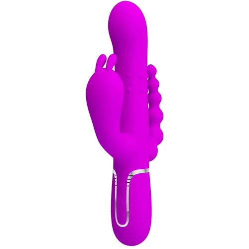 Вибромассажер с анальным и клиторальным стимулятором LYBAILE Pretty Love Cammy Purple Twinkled Tenderness (BW-500036)