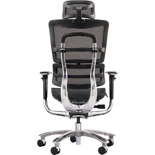 GT Racer X-801A Black (W-21): Оснащение с колесиками, подлокотники, подголовник, механизм качания, ортопедические, с крестовиной