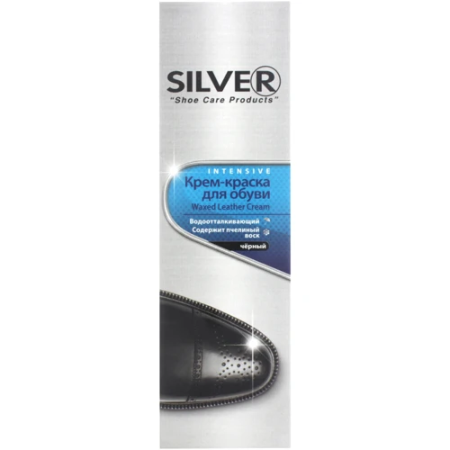 Крем-краска Silver для обуви 75 мл Черный (8690757000693)