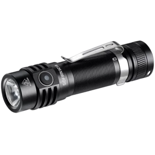 Фонарь туристический Sofirn SC18 6500K SST40 IPX8 1800 Lumen black с аккумулятором 18650 (1 х 3000мАч): Тип Ручной