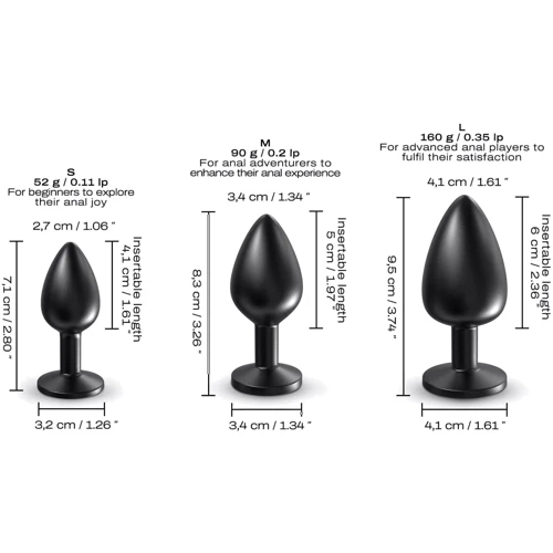 Анальная пробка Dorcel Onix Plug L