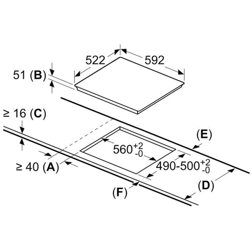 Варочная поверхность электрическая Bosch PIF651FB1E: Рабочая поверхность стеклокерамика