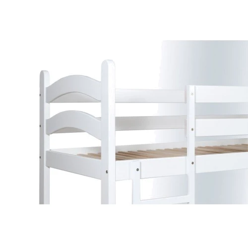 Ліжко TOKYO двоярусна з ящиками (800x1900) (бук) біла