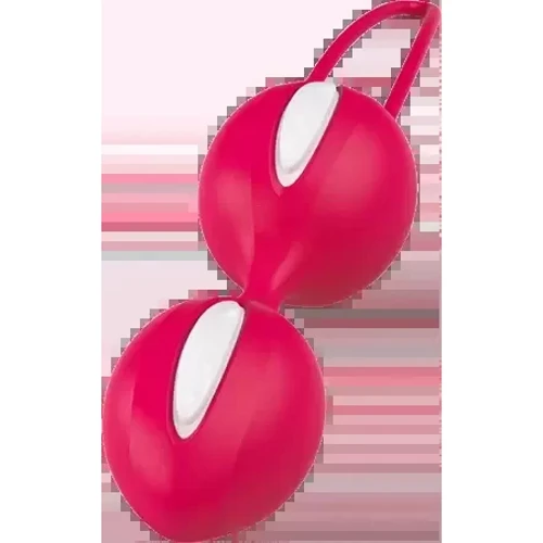 Вагинальные шарики Fun Factory SMARTBALLS DUO white - india red