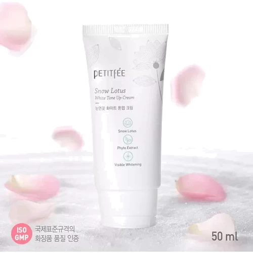 Petitfee Snow Lotus White Tone Up Cream Увлажняющий и осветляющий крем для лица 50 ml: Пол Для женщин