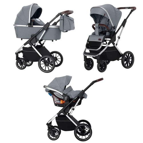 Универсальная коляска 3в1 Carrello Aurora CRL-6502/2 Silver Grey