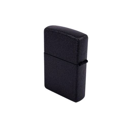 Зажигалка Zippo BRASS EMBLEM BLACK CRACKLE (362) фото 4