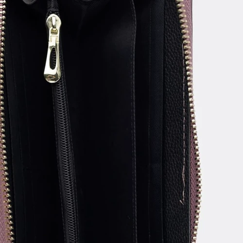 Жіночий гаманець Borsa Leather фіолетовий (k12707v-violet): Формат гаманця Горизонтальный