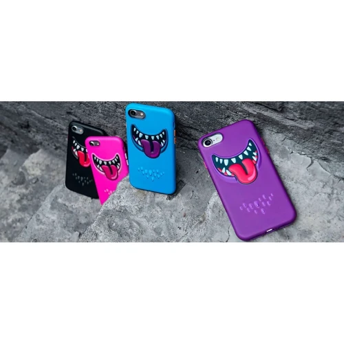 Чехол для iPhone SwitchEasy Monsters Case Pink for iPhone 8 / iPhone 7: Цвет розовый