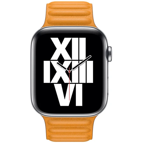 Аксесуар для Watch Apple Leather Link California Poppy Size S / M (MY9P2) for Apple Watch 42 / 44mm: Виробник Apple