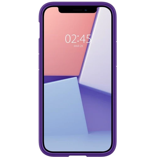Чехол для iPhone Spigen Crystal Hybrid Hydrangea Purple (ACS01544) for iPhone 12 mini: Материалы поликарбонат и полиуретан