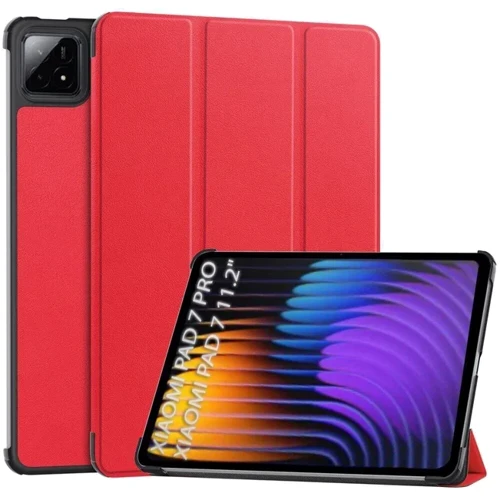Аксесуар для планшетних ПК BeCover Smart Case Red для Xiaomi Pad 7/7 Pro (712810): Колір червоний