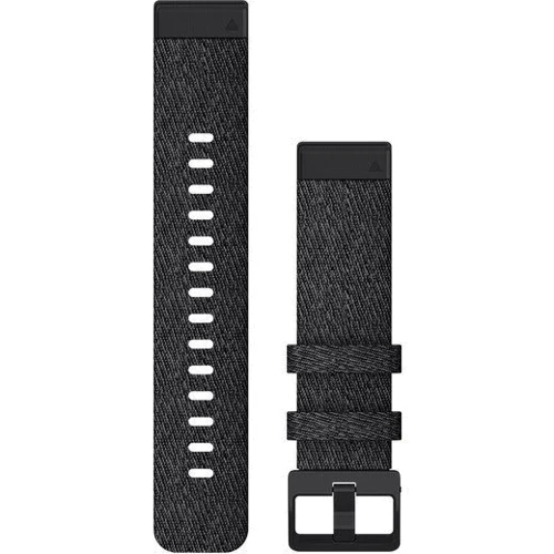 Ремешок Garmin QuickFit 20mm Watch Bands Heathered Black Nylon with Black Hardware (010-12875-00)