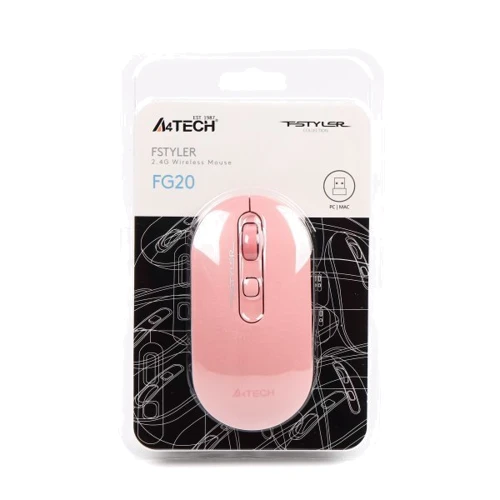Мишка A4Tech Fstyler FG20 Pink: Максимальна роздільна здатність сенсора, dpi 2000