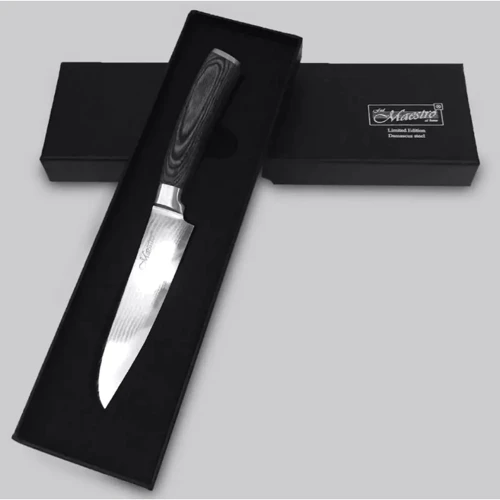 Нож универсальный Maestro Damascus 7 17.5 см (MR1483): Рукоятка Дерево