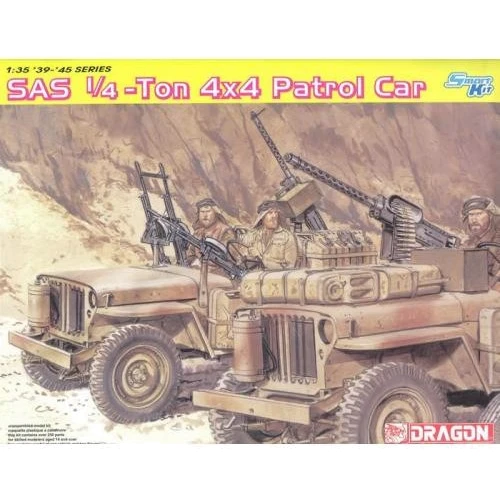 Патрульный автомобиль Dragon SAS 1/4-Ton 4x4 с экипажем