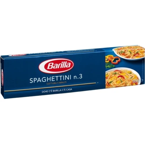 Спагеті Barilla Spaghettini n.3 500 г (DL2428): Вага нетто 500 г