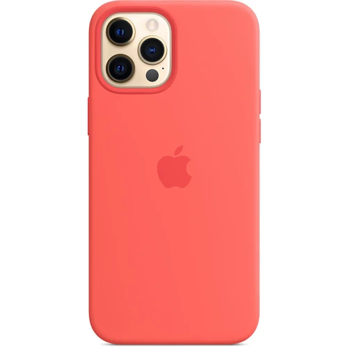 Чохол для iPhone Apple Silicone Case with MagSafe Pink Citrus (MHL93) for iPhone 12 Pro Max: Матеріали силікон