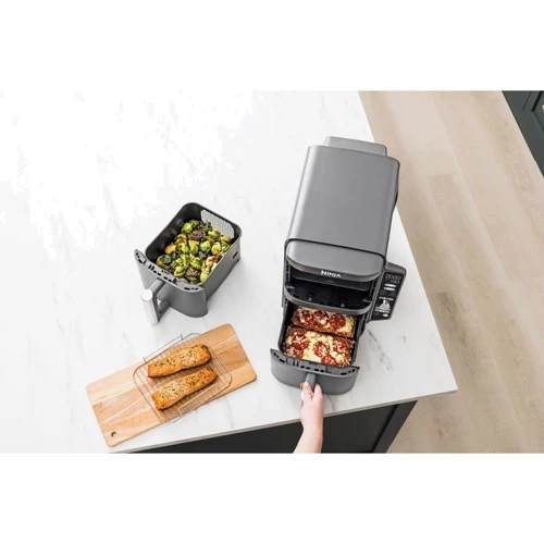 Фритюрниця NINJA Double Stack XL 2-Level Air Fryer 9.5L (SL400EU) фото 16