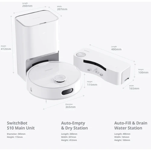 Робот-пилосос SwitchBot Floor Cleaning Robot S10 фото 31