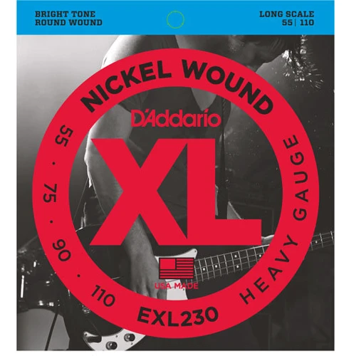 Струна для гитар Струны D`ADDARIO EXL230 XL HEAVY 55-110