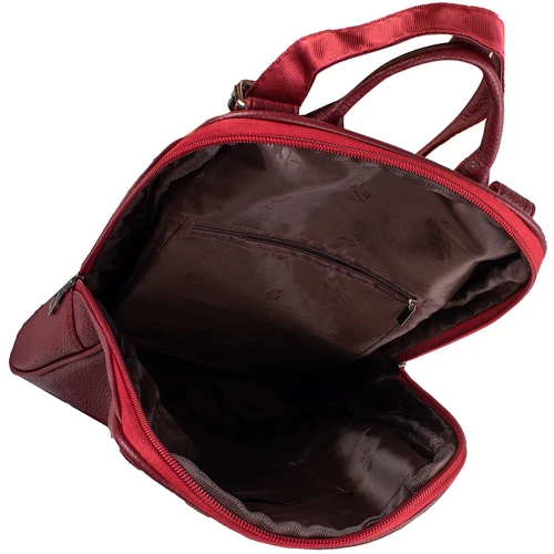 Женский рюкзак Valiria Fashion бордовый (DETAG6806-1): Застежка Молния