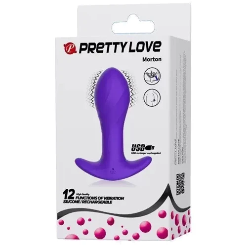 Анальный стимулятор с вибрацией PRETTY LOVE Morton, BI-040067-1