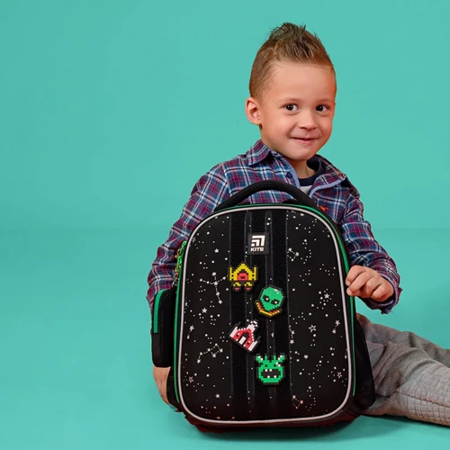 Рюкзак Kite Education каркасный 555 UFO (K24-555S-7): Тип Для первоклассников