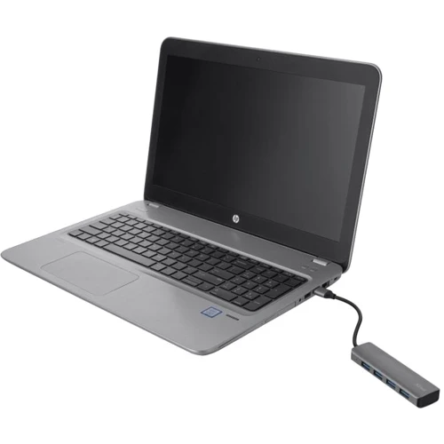 Адаптер Trust Adapter Halyx USB to 4xUSB Grey (23327_TRUST) фото 4