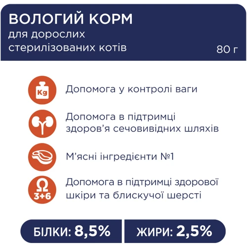Влажный корм Club 4 Paws Premium Sterilised cats для взрослых стерилизованных кошек с курицей в желе 1 блок 24х80 г (LT) (4820083908934): Порода Все породы