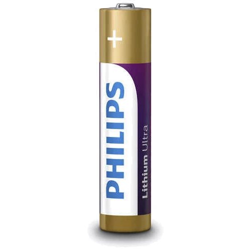 Philips AAA bat Alkaline 4шт Lithium Ultra (FR03LB4A/10) фото 1