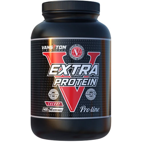 Протеїн Vansiton Extra Protein 1400 g / 46 servings / Cherry