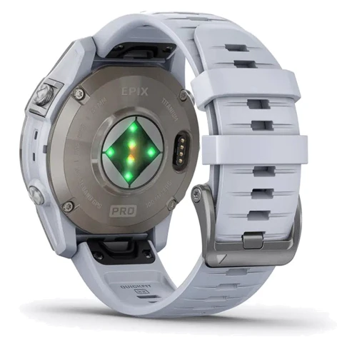 Смарт-часы Garmin Epix Pro (Gen 2) 47mm Sapphire Titanium with Whitestone Band (010-02803-21): Фитнес-функции Шагомер, Умный будильник, Секундомер, Пульсометр, Пульсоксиметр, Подсчет калорий, Альтиметр, GPS-модуль