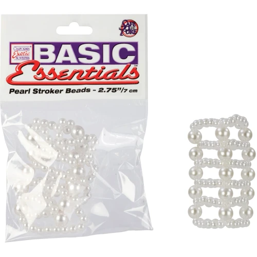 Насадка с жемчужинами Basic Essentials Pearl Stroker Beads, большая