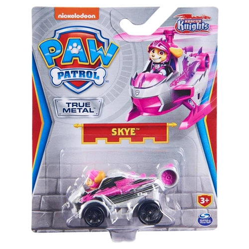 Игровая фигурка Spin Master Paw Patrol Rescue Knights Скай с автомобилем Die Cast (SM16782-39)
